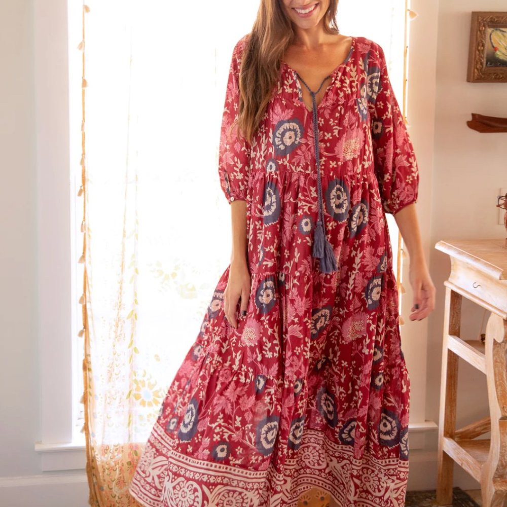 Natural Life Bohemian Maxi Dress- Size S